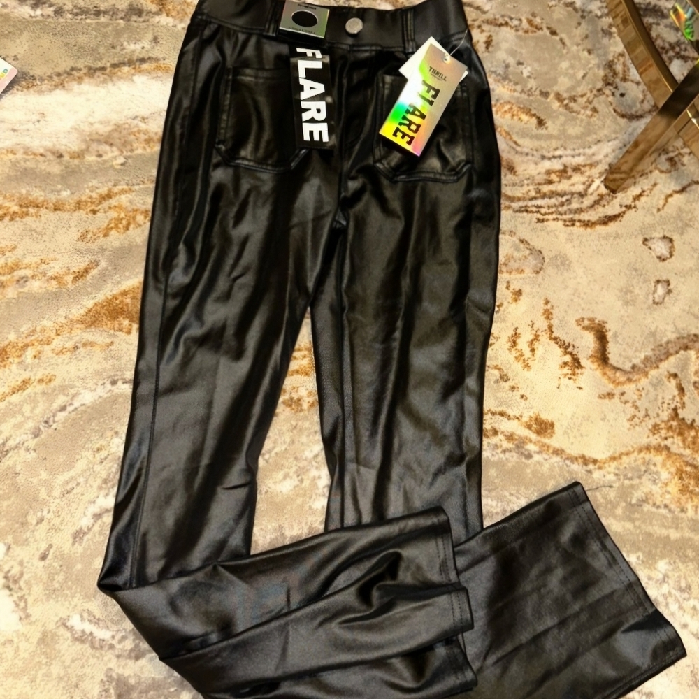 Shiny Flare Pants